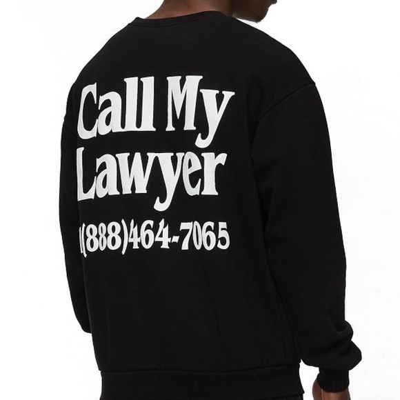 Chinatown market call my lawyer sweatshirt Clearance
